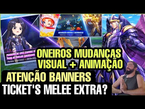 Bonus Melee Tickets? Change Animation Skills Oneiros Animation Update Saint Seiya Awakening