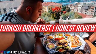 MEXICAN AMERICAN TRYS TRADITIONAL TURKISH BREAKFAST ON ROOFTOP RESTAURANT | TURKEY EP 2