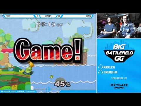 Big Battlefield Losers R2 - Pilot (Peach) vs Ryzon (Fox)