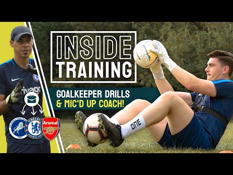 Mic'd Up INSIDE TRAINING ft. Arsenal Coach Gus - Goalkeeper Tips!