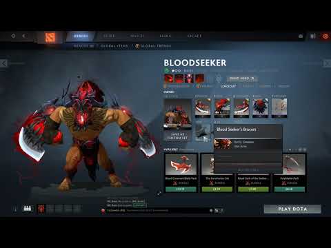 Dota 2 - Bloodseeker Immortal mix set