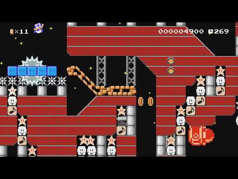 Rocket barrel red airship by The_Col - Super Mario Maker 2 - No Commentary 1bw
