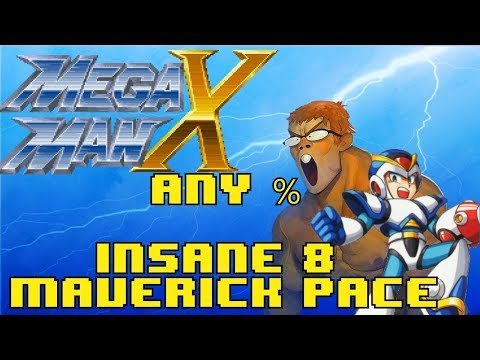 Mega Man X Any% Speedrun: Insane 8 Maverick Time w/ BONUS CHOKE!
