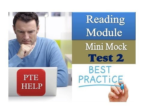 PTE Reading Mini mock Test 2 | Best to check your level quickly | on students' repeated demand Video