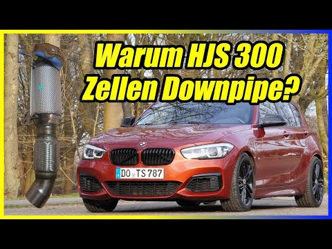 HJS 300-cell downpipe (with Akrapovic slip-on) BMW M140i OPF - Sound check, noise measurement, 10...