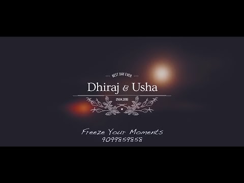 Freeze Your Moments | Dheeraj And Usha | 29-April-2018