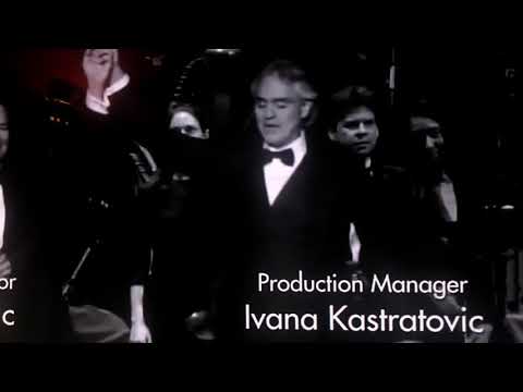 Andrea Bocelli maravillosas palabras.