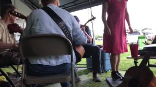 Louisiana Breakdown - Whitt Mead fiddles, Moonshine buckdance Mt Airy 2017