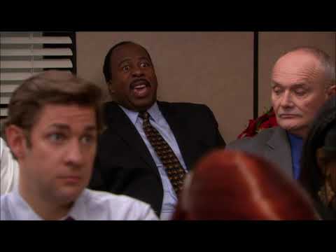 Jim Triggers Stanley on Christmas - The Office