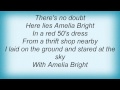 Ben Folds - Amelia Bright Lyrics