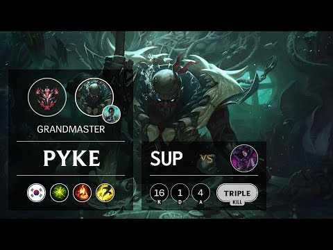 Pyke Support vs Morgana - KR Grandmaster Patch 9.15