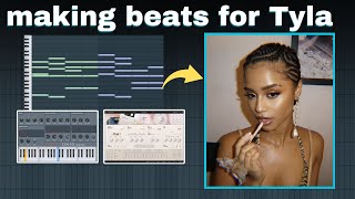 Making Amapiano beats for Tyla in FL Studio 2025 tutorial