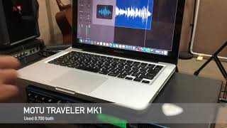Video thumbnail for motu traveler firewire Used (tes) by jer Studio
