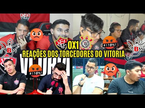 REAÇÕES DOS TORCEDORES DO VITÓRIA REVOLTADOS - DERROTA DE 1 A 0  PRO CORINTHIANS - BRASILEIRÃO 2025