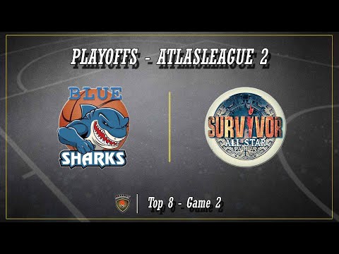 Atlasbasket Playoffs League 2 - Top8 Game 2 - BLUE SHARKS NEUROLIFE vs ALL STAR SURVIVORS 71-39