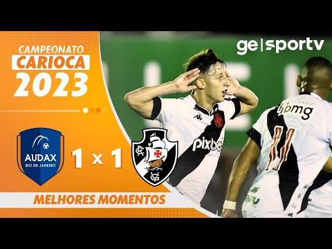 Gols e lances de Audax-RJ x Vasco da Gama