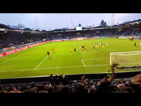 Willem II - Roda JC einde wedstrijd + feest!