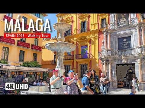 MALAGA in 4K | Every Street, Every View, Pure Charm 🌴