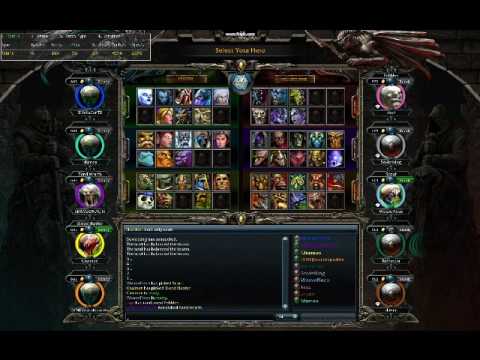 Heroes of Newerth beta gameplay - select hero