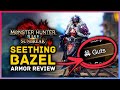 Monster Hunter Rise Sunbreak - Great Defensive Skill is Back?! Seething Bazelgeuse Armor Review
