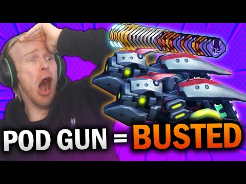 EVERYONE MUST BUY THIS GUN - POD GUN 8 is Absolutely BUSTED - Mech Arena
