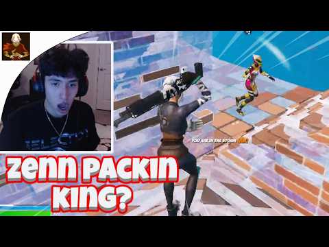 ZENN vs KING😳 (1v1 ZONEWARS) [FORTNITE TOKEN/WAGER]