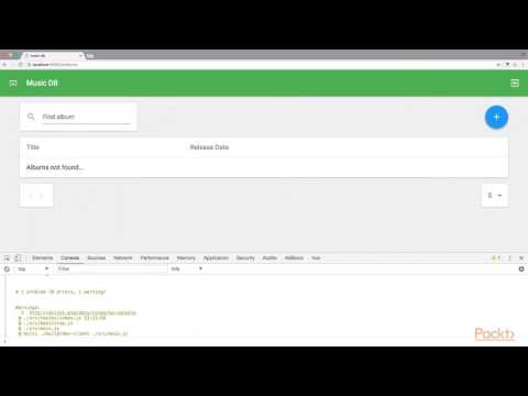 Building Your First Advanced CRUD Application with Vue 2 Creating the Album Pages | packtpub com