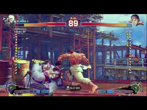 Daigo [Ryu] vs chobixinco [Rufus] SSF4 Japanese Online Ranked Matches - TRUE-HD