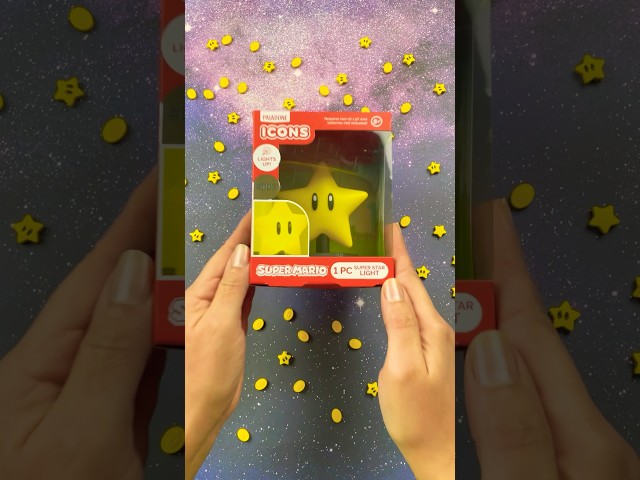 Vídeo relacionado con Paladone Proyector de Luz Estrella Super Mario Bros - Luz Decorativa Oficial, Regalo Gamer Retro, Funciona a Pilas