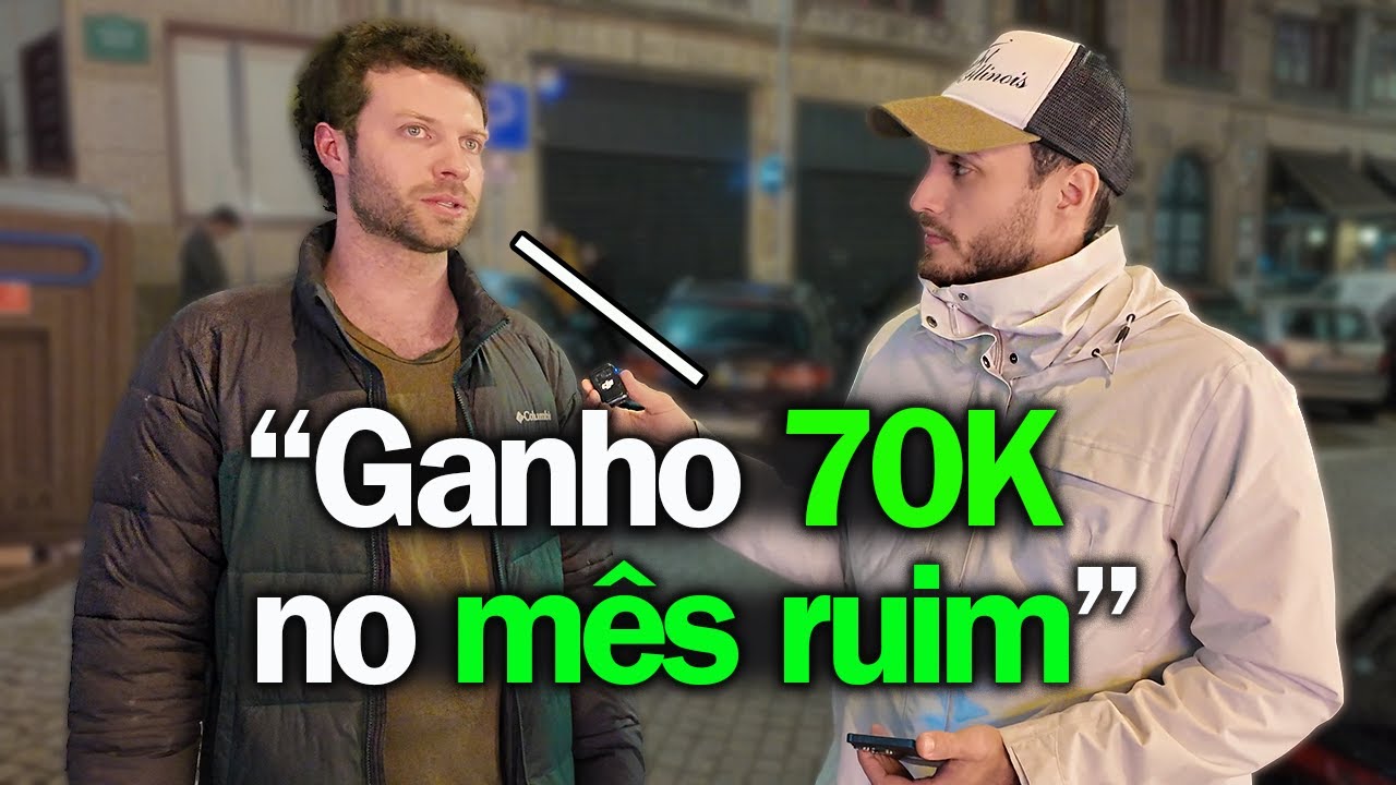 Perguntando o Salário de IMIGRANTES Brasileiros em PORTUGAL