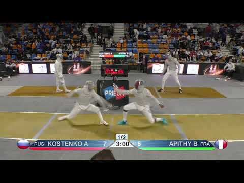 2022 158 T32 05 M S Individual Orleans FRA GP 2 APITHY FRA vs KOSTENKO RUS