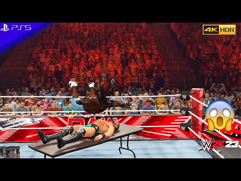 WWE 2K23 (PS5) - R-TRUTH vs JD MCDONAGH |MIRACLE ON 34TH STREET FIGHT| RAW, DEC. 18, 2023 [4K60FPS]