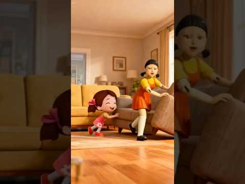 Niloya and Squid Game Baby Are Switching Seats #niloya #niloyawatch #squidgame #funny