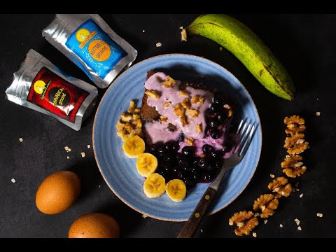 Baked Oats With Blueberry And Banana