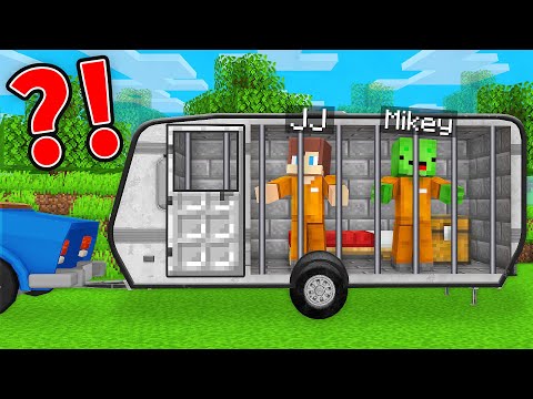 Mikey and JJ's Insane Prison Escape in Minecraft!