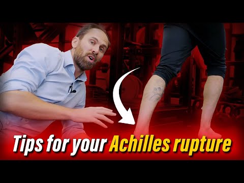 Tips for your Achilles rupture - recovery & treatment