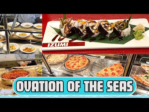 Thumbnail for Ovation of the Seas: Food & Dining Options | Seaplex Dog House - Windjammer - Izumi - Sorrento's  4K