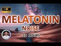 Calming Melatonin Noise for Rapid Deep Sleep | 12 Hours | BLACK SCREEN | Tinnitus & Anxiety Relief