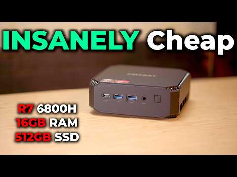 It Acturally Arrived! Cheapest Mini PC On AliExpress | FIREBAT A6 R7 6800H, 16GB DDR5 RAM, 512GB SSD