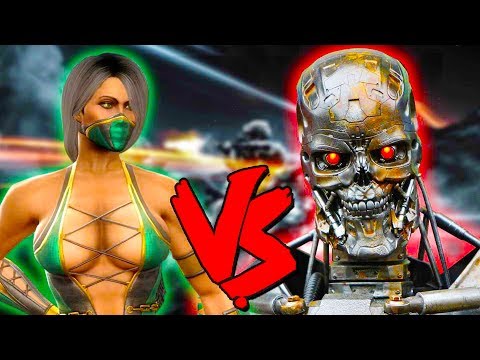 Jade Vs Terminator Army - Epic Battle - Mortal Kombat Costume Skin Mod