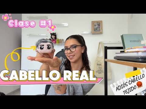 Realistic Hair for Amigurumis | Needle Felting Technique | Gray Hair Step by Step