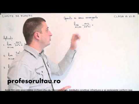 28   cls11   Limite de functii   operatii cu siruri convergente   aplicatii   partea 1