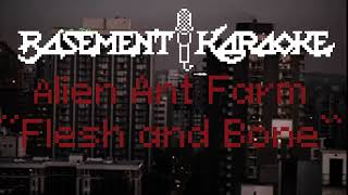 Alien Ant Farm - FLESH AND BONE - Basement Karaoke - Instrumental With Lyrics