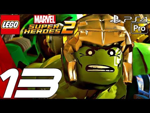 LEGO Marvel Super Heroes 2 - Gameplay Walkthrough PART 13 - Avengers Vs. 4 Hulks (PS4 PRO)