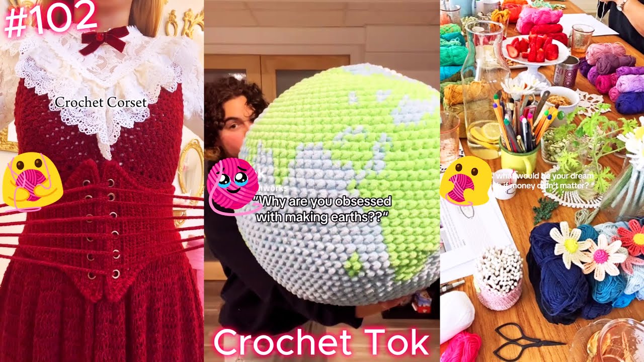 🧶💖 Crochet TikTok Compilation - Crochet Tok Fam 🧶💖 #102