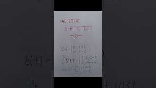 (Mathematical Methods of Physical) P3: Dirac Delta Function - LT 5