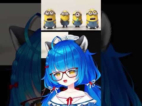 She Sounds JUST Like The Minions?!  #vtuber #vtuberclips