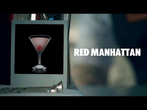 RED MANHATTAN DRINK RECIPE - HOW TO MIX