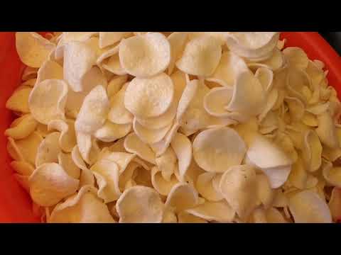 How to fry shrimp chips  qhia kib kooj cws  khob noom