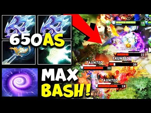 WTF Can't RUN!! 2x Moon Shard + Mjollnir + Echo Sabre IMBA Faceless Void BASH 7.22 Hard Carry Dota 2